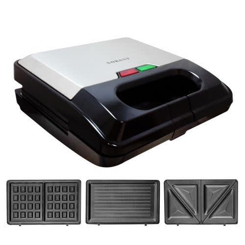 Premium 3 In 1 Sandwich Waffle / Grill / Toast Maker