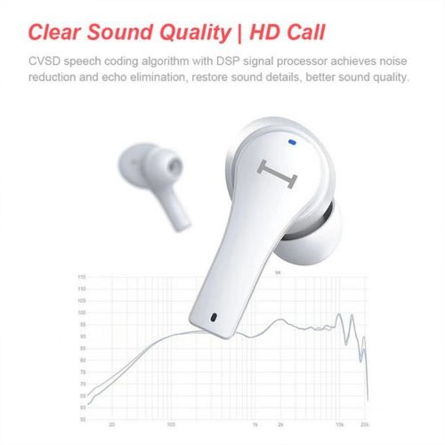 Qt82 True Wireless Headphones Bluetooth - white