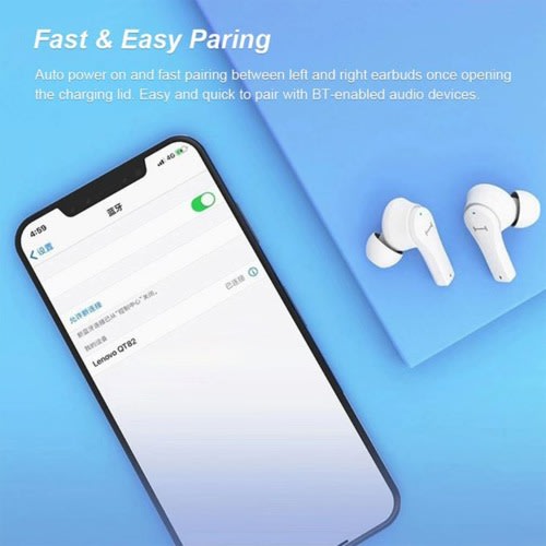 Qt82 True Wireless Headphones Bluetooth - white