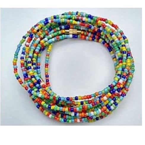 Multicolor Waist Beads - 10 Pieces