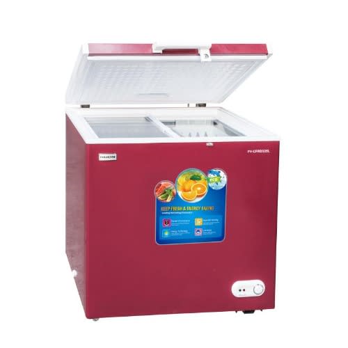 Pv-cfrd325l Fast Freezing Chest Freezer - Red - 157l