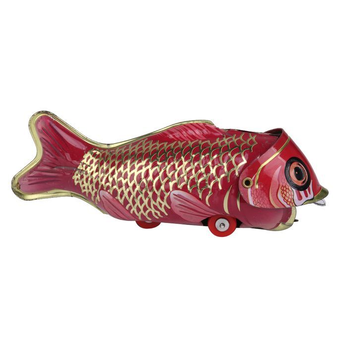 Classic  Eating   Wind Up Tin Toy Metal  Adult Collectable