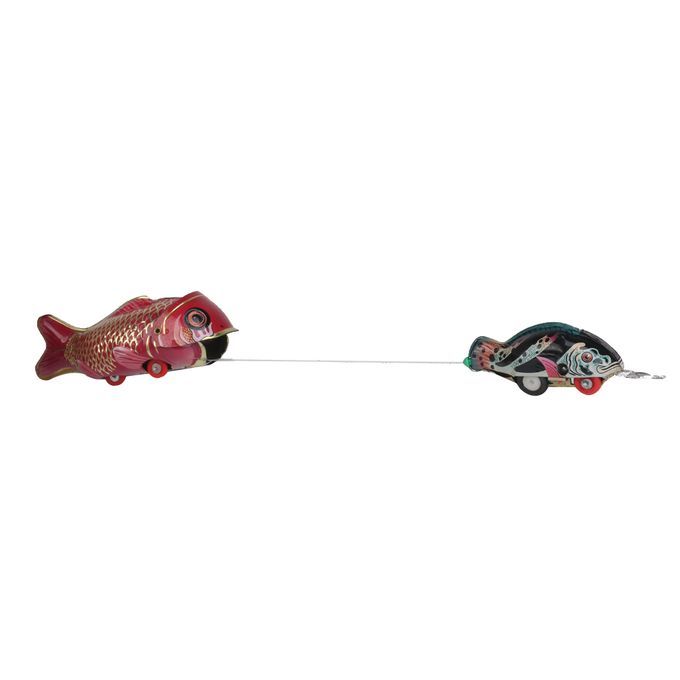 Classic  Eating   Wind Up Tin Toy Metal  Adult Collectable