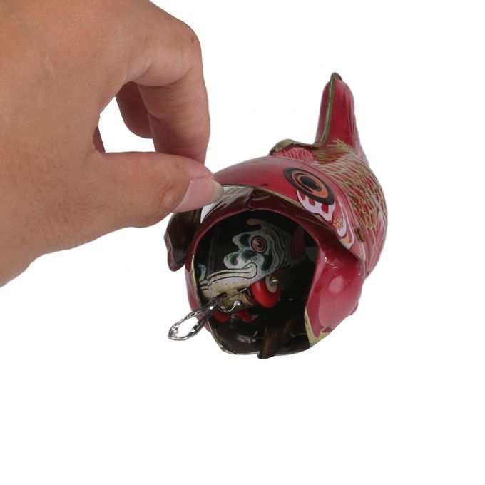 Classic  Eating   Wind Up Tin Toy Metal  Adult Collectable