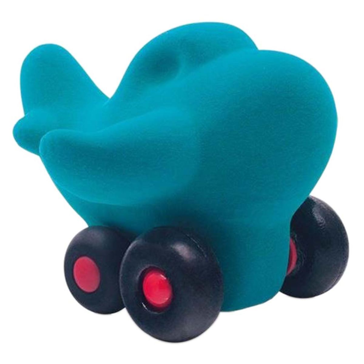 Rubbabu-Soft Baby Educational  Toy-Charles The Airplane -Turquoise