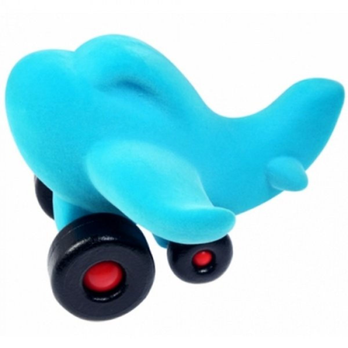 Rubbabu-Soft Baby Educational  Toy-Charles The Airplane -Turquoise