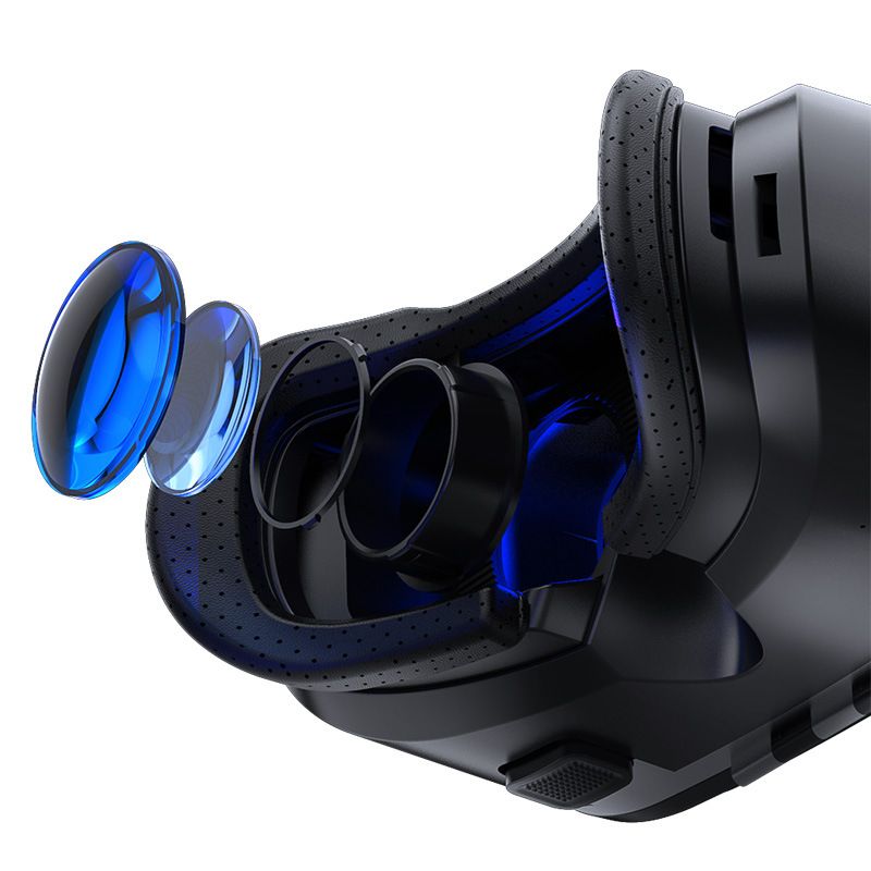 Shinecon 6.0 Virtual Reality Smartphone 3D Glasses VR Headset Stereo Helmet VR Headset With Remote Control