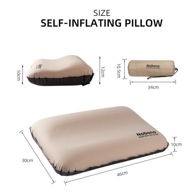 Self Inflating Camping Pillow Ultralight Portable Air Pillow For Sport