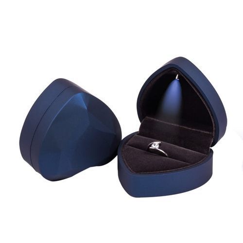 Love Light Wedding Ring Box Beautiful Engagement Ring Case