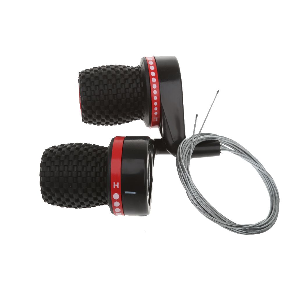2 PCS  Universal Road Handlebar Grip Gear Shifter