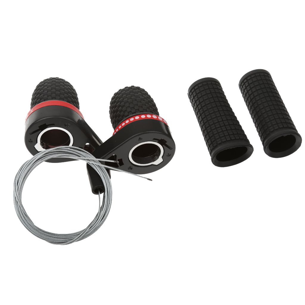 2 PCS  Universal Road Handlebar Grip Gear Shifter