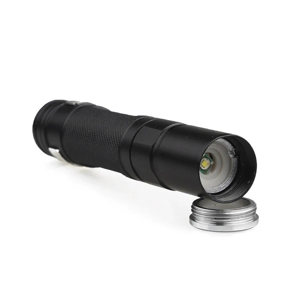 Pocket Bicycle Lights Mini Portable LED Flashlight Battery Powered durable Waterproof for Hiking Camping Hunting Fishing Light