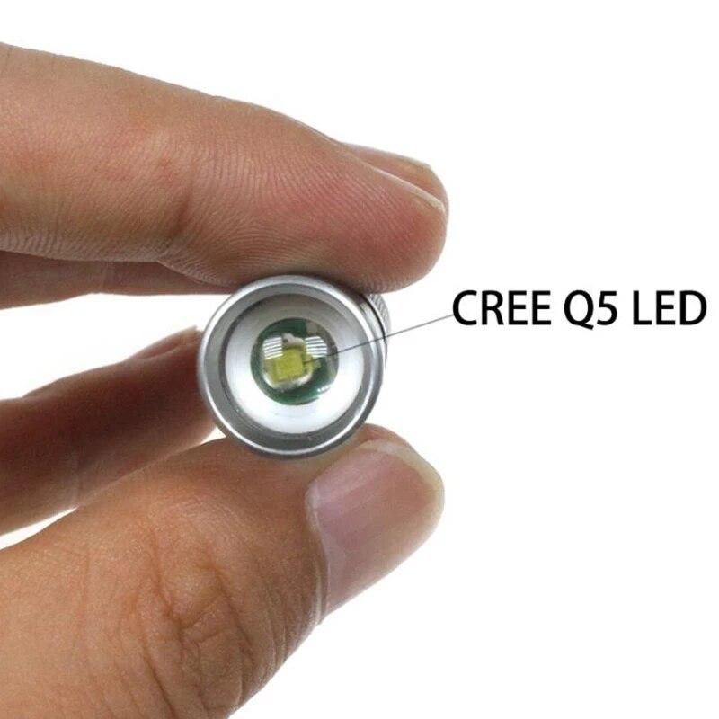 Pocket Bicycle Lights Mini Portable LED Flashlight Battery Powered durable Waterproof for Hiking Camping Hunting Fishing Light