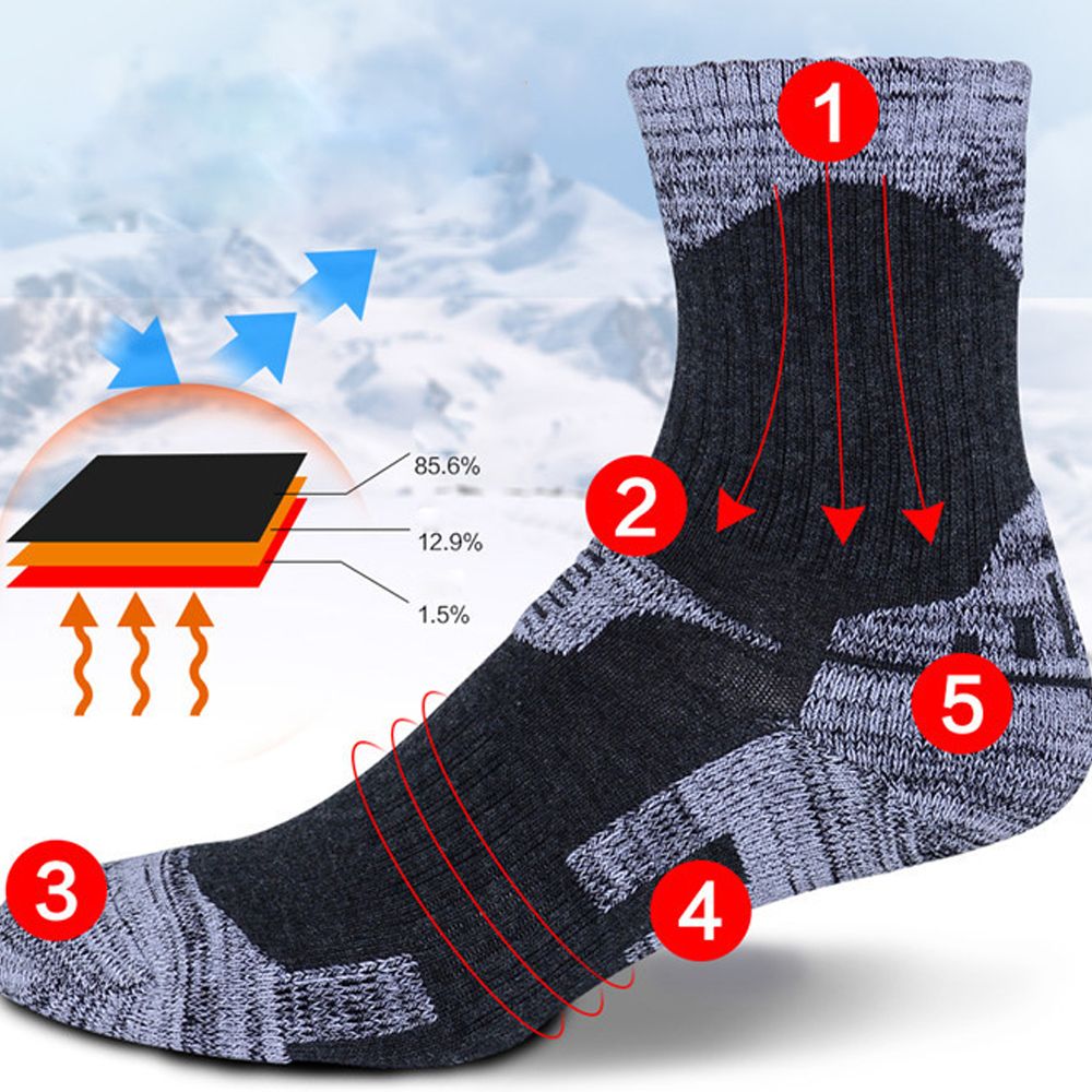 Outdoor Ski Mountaineering Hiking Sports Running Socks