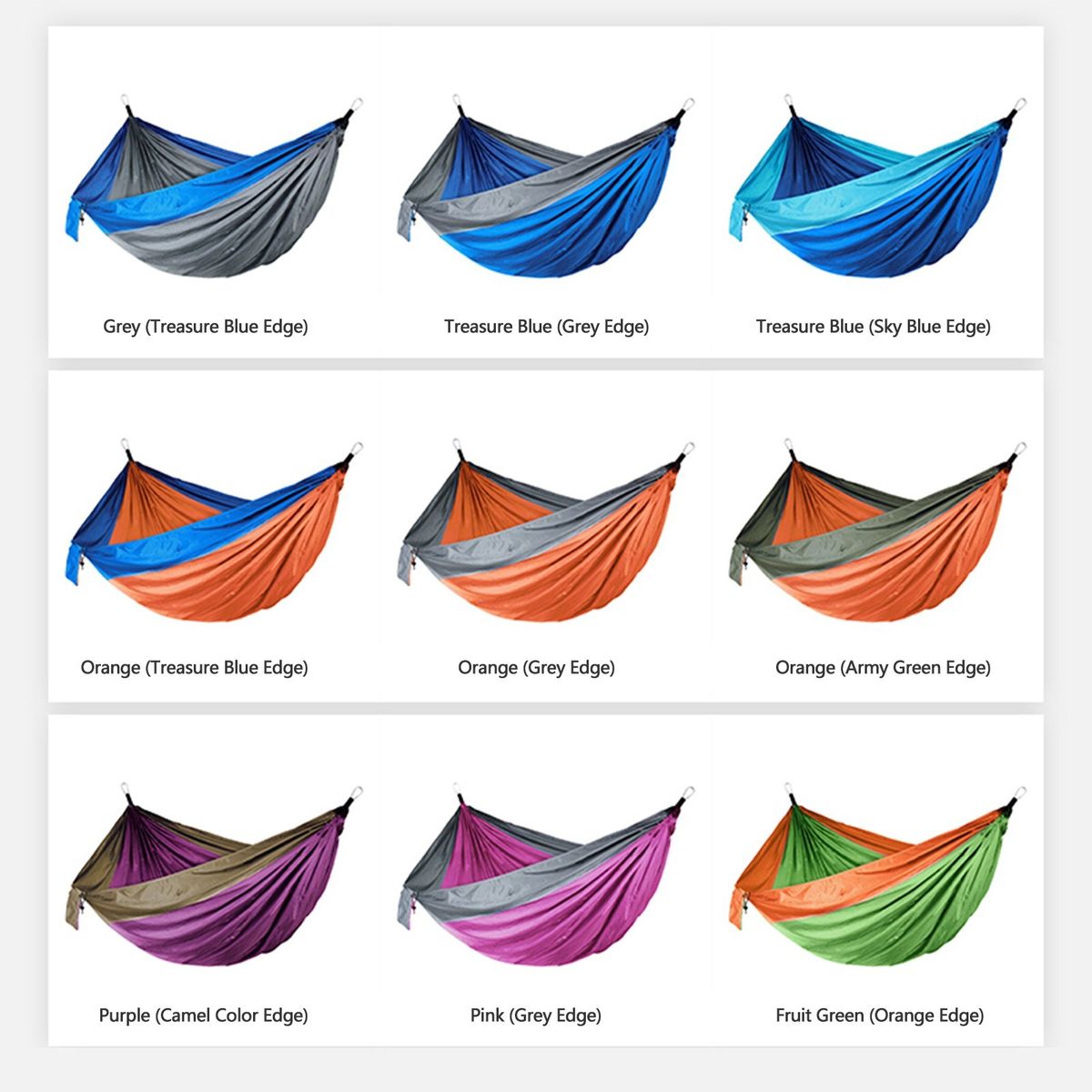 Nylon Hammock Widened Indoor Outdoor Swing Camping Supplies