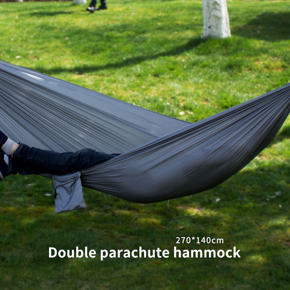 Nylon Hammock Widened Indoor Outdoor Swing Camping Supplies