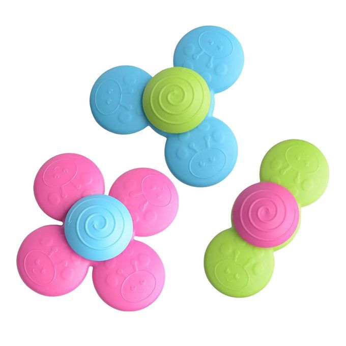 Spinning Top Toy Table Game Educational Infant Bath Sucker Fridge