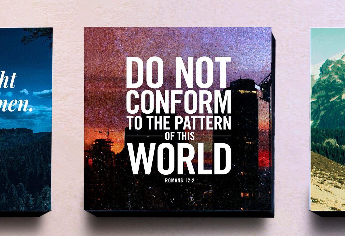 3pcs Stickable Christian Scripture Wall Art Decor Frame