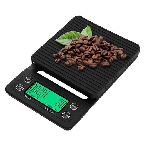 Household Drip Coffee Scale With Timer 0.1g High Precision Electronic Scales Digital Kitchen Food Scale LCD Weight Balance