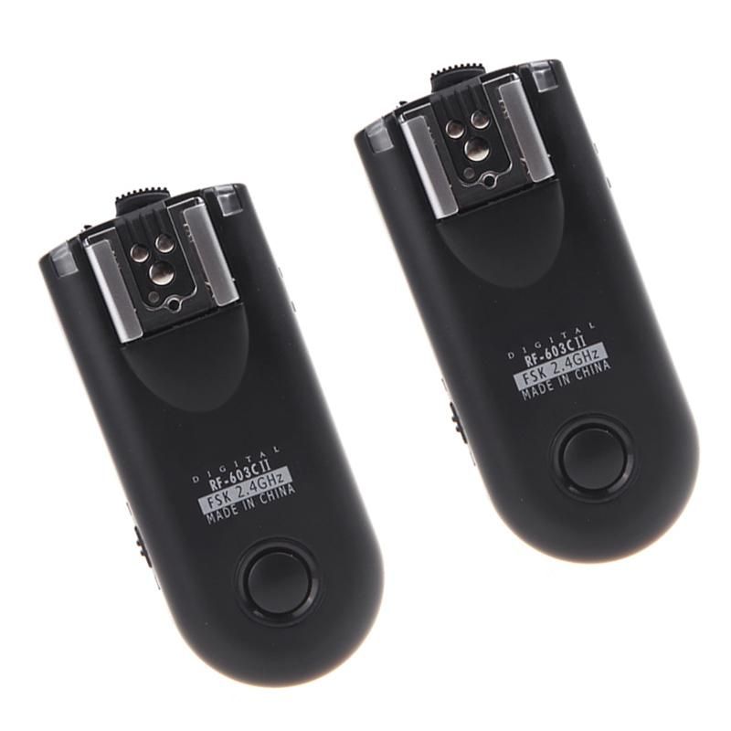 RF-603C II Wireless Remote Flash Trigger C1 Replacement for Canon 60D 350D 450D 500D 550D 1000D