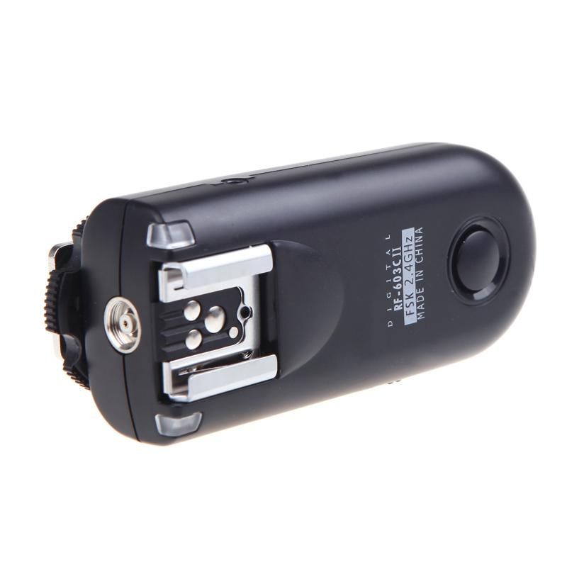 RF-603C II Wireless Remote Flash Trigger C1 Replacement for Canon 60D 350D 450D 500D 550D 1000D