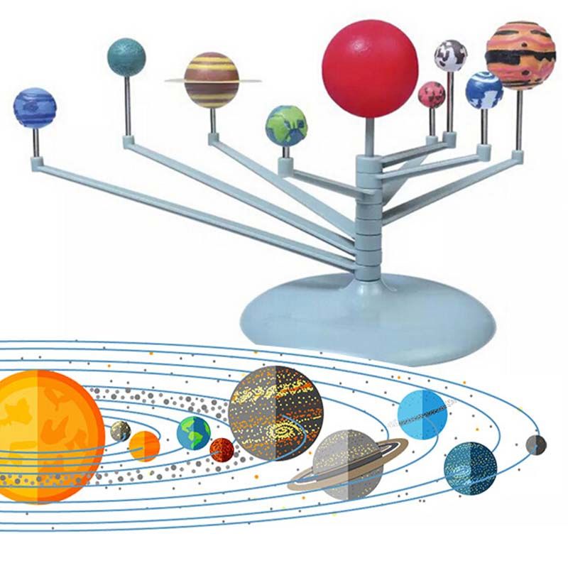 Solar System Nine Planets Planetarium Model Kit DIY Kids