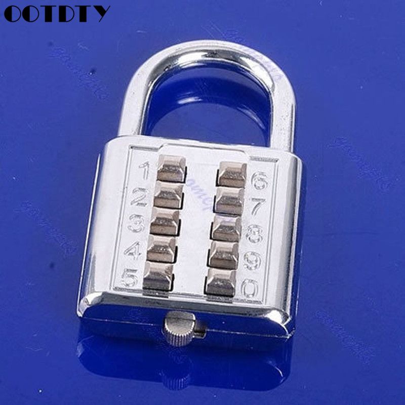 5 Digit Push-Button Number Combination Luggage Travel Code