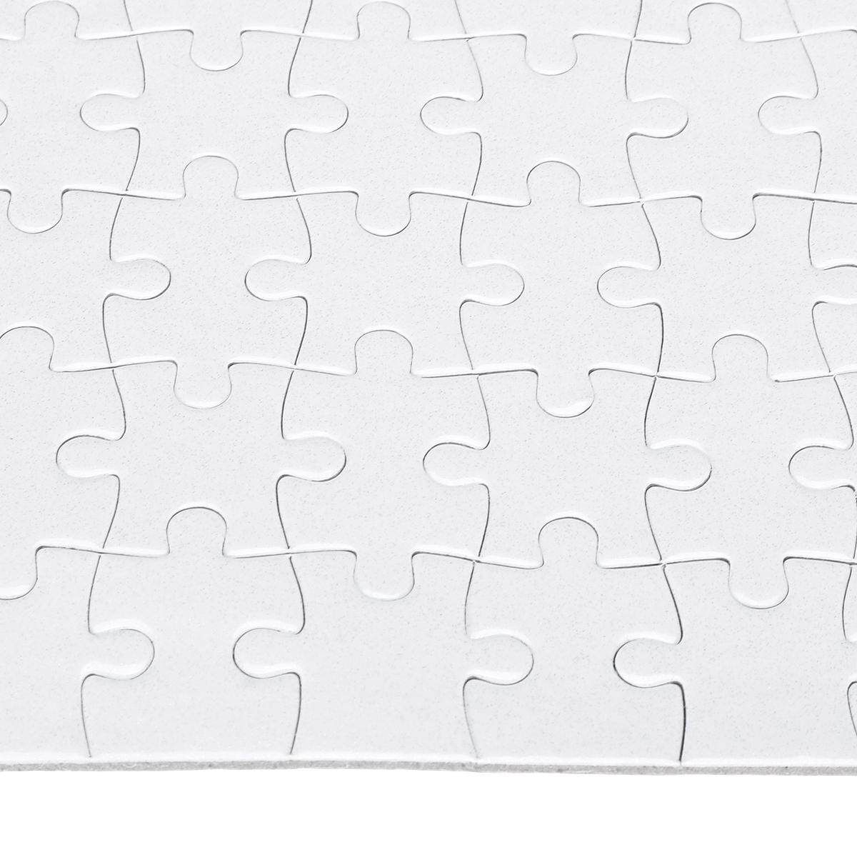 120 Pieces A4 Blank Jigsaw Puzzle Make Your Own Childrens Craft Colour Paint