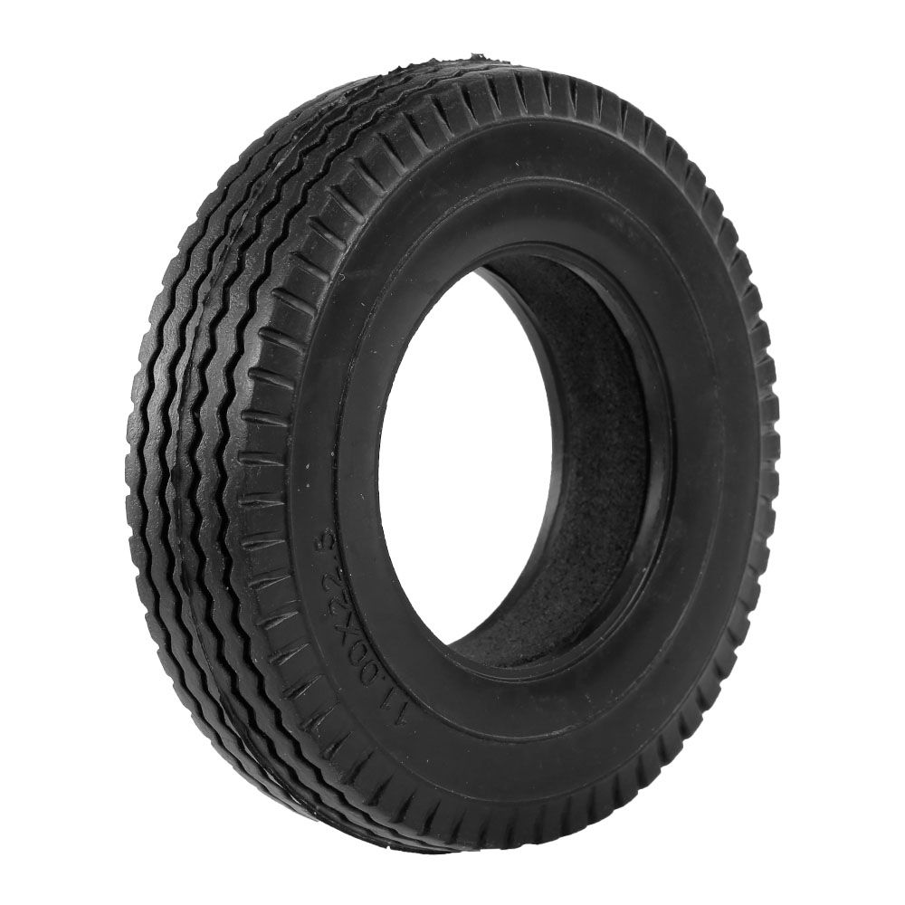 2pcs Trailer Car Rubber Tires For 1:14 Tamiya Tractor Truck