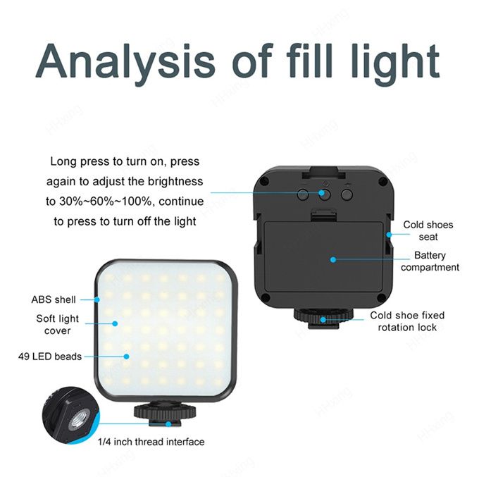 Phone Holder Photography Lighting Smartphone Video Kit Microphone LED Selfie Tripod Recording Handle Portable Stabilizer Bracket
