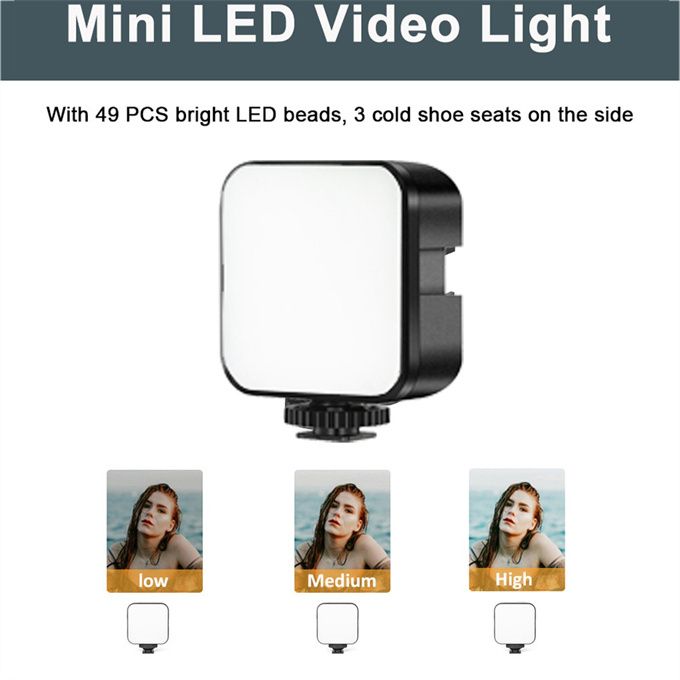 Phone Holder Photography Lighting Smartphone Video Kit Microphone LED Selfie Tripod Recording Handle Portable Stabilizer Bracket