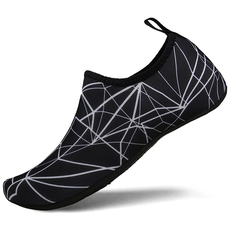 Unisex Beach Shoes Swimming Yoga Shoes Slip On Loafers Black