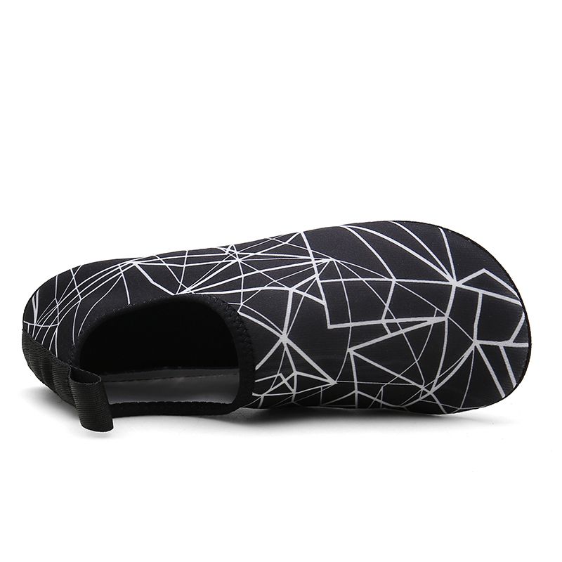 Unisex Beach Shoes Swimming Yoga Shoes Slip On Loafers Black