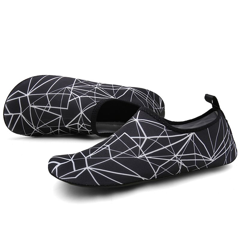 Unisex Beach Shoes Swimming Yoga Shoes Slip On Loafers Black