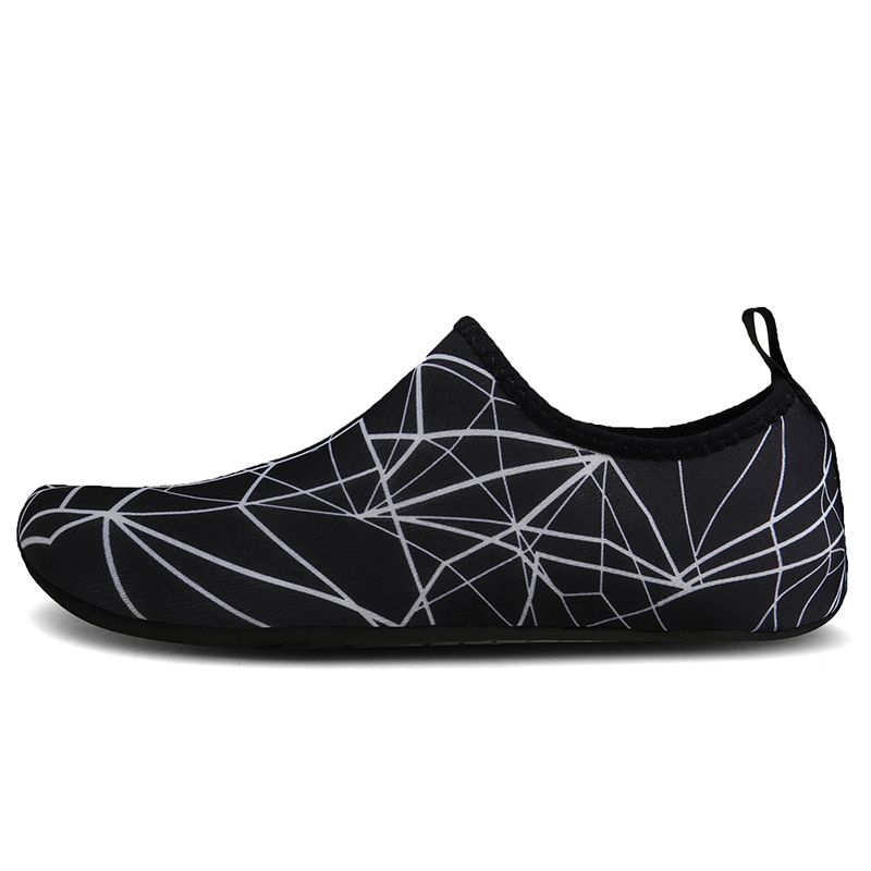 Unisex Beach Shoes Swimming Yoga Shoes Slip On Loafers Black