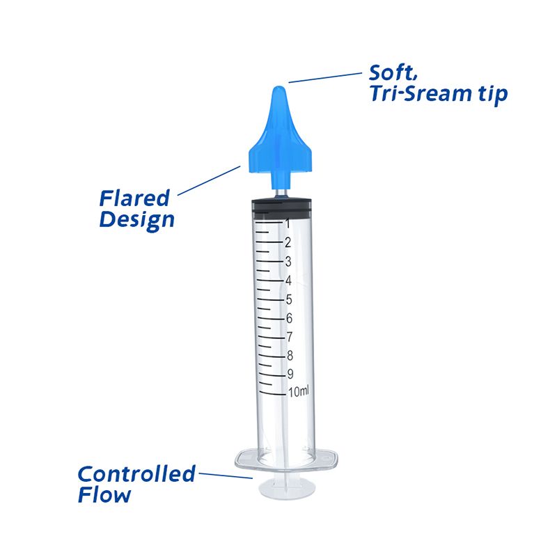10ML Ear Syringe Ear Wax Remover Syringe Canal Irrigator For Children Adult Universal Ear Wax Flusher Irrigation Syringe EarCare ACU