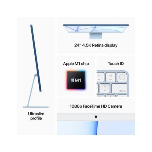 24" IMac M1 Chip (Mid 2021, Blue)8gb/ 512gb/ 8core CPU/GPU