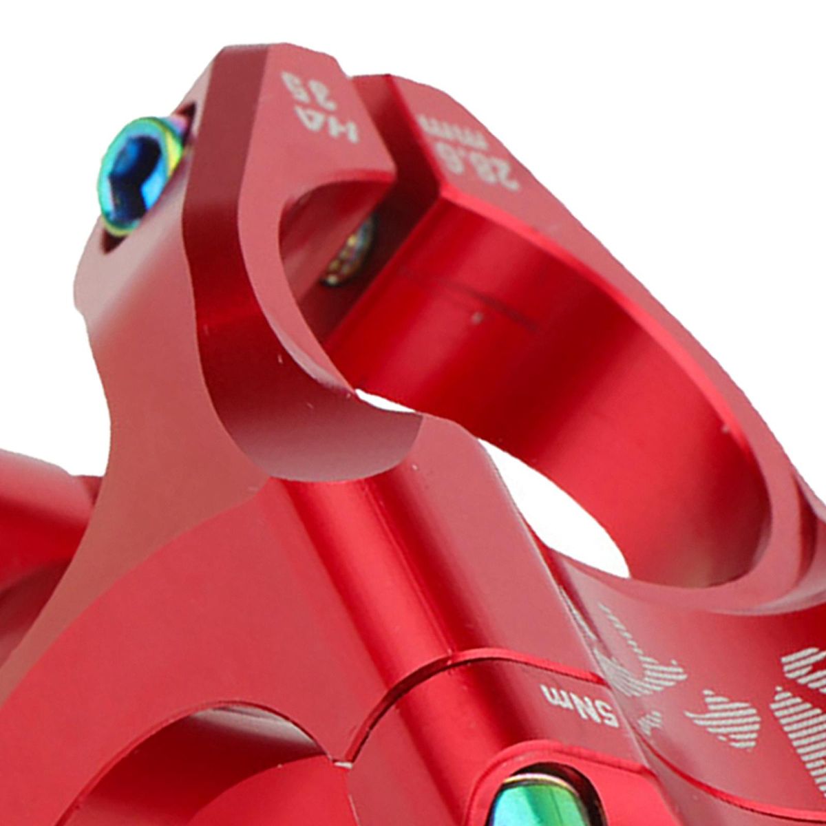 31.8mm Bike Stem Bicycle Short Stem Replacement 28.6mm 1-1/8 For Red