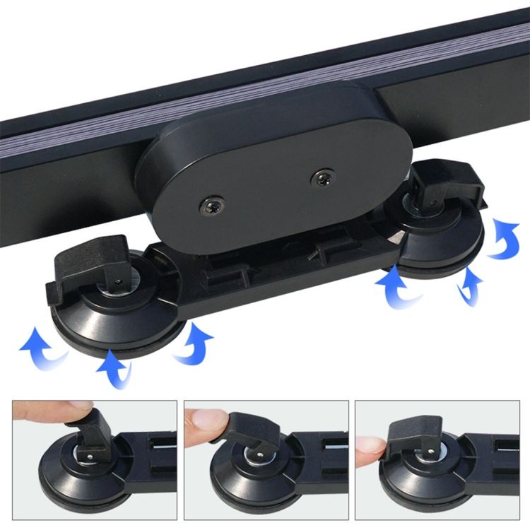 Press Retractable Sun Shade, Size: 46cm