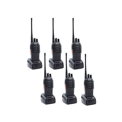 Walkie Talkie 2 Way Radio UHF 5W - 16CH- 6 PCS