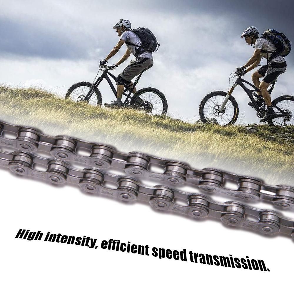 Silver Mountain Bike Road Bicycle Accessories Practical Bicycle Chain for 6 / 7 / 8 Speed
