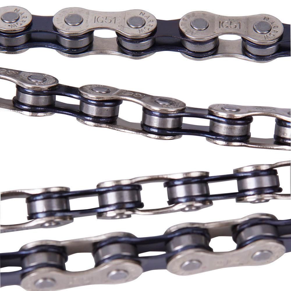 Silver Mountain Bike Road Bicycle Accessories Practical Bicycle Chain for 6 / 7 / 8 Speed