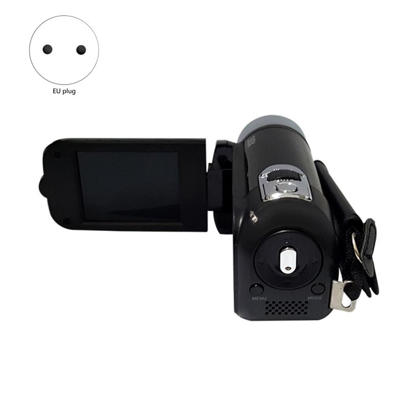 Anti Shake DV Camcorder 1080P HD 16X Night Shoot Zoom Mic 2.7 Inch Screen Handheld Digital Video Camera For Vlog Party Wedding Red