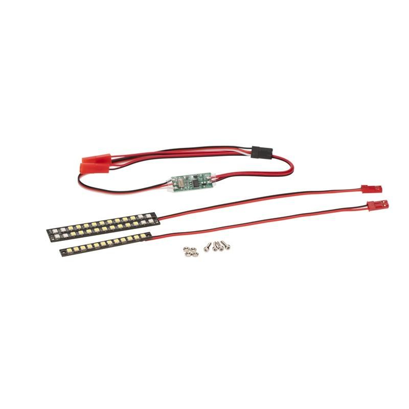 70mm 58mm Waterproof Front Rear Bumper Led Light Bar Upgrade Accessories for TRAXXAS 1/10 MAXX RC Car