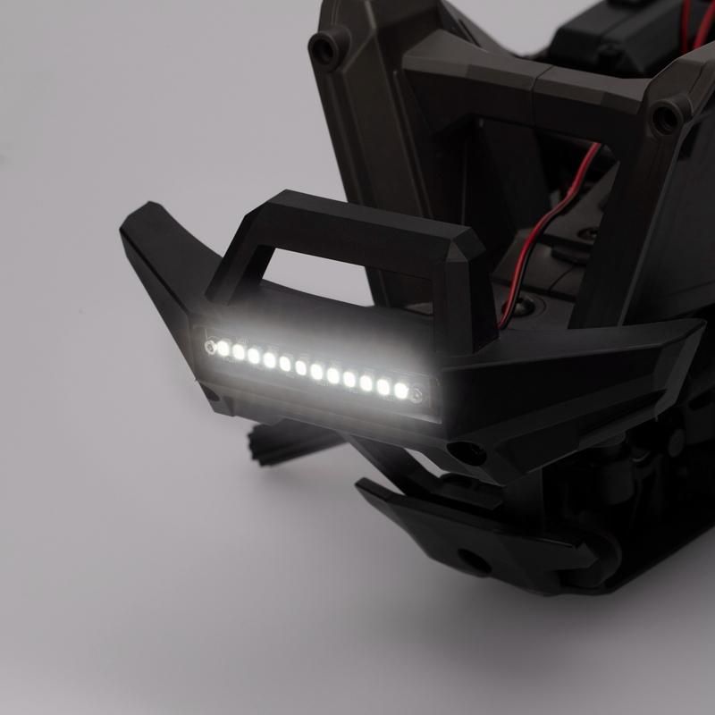 70mm 58mm Waterproof Front Rear Bumper Led Light Bar Upgrade Accessories for TRAXXAS 1/10 MAXX RC Car