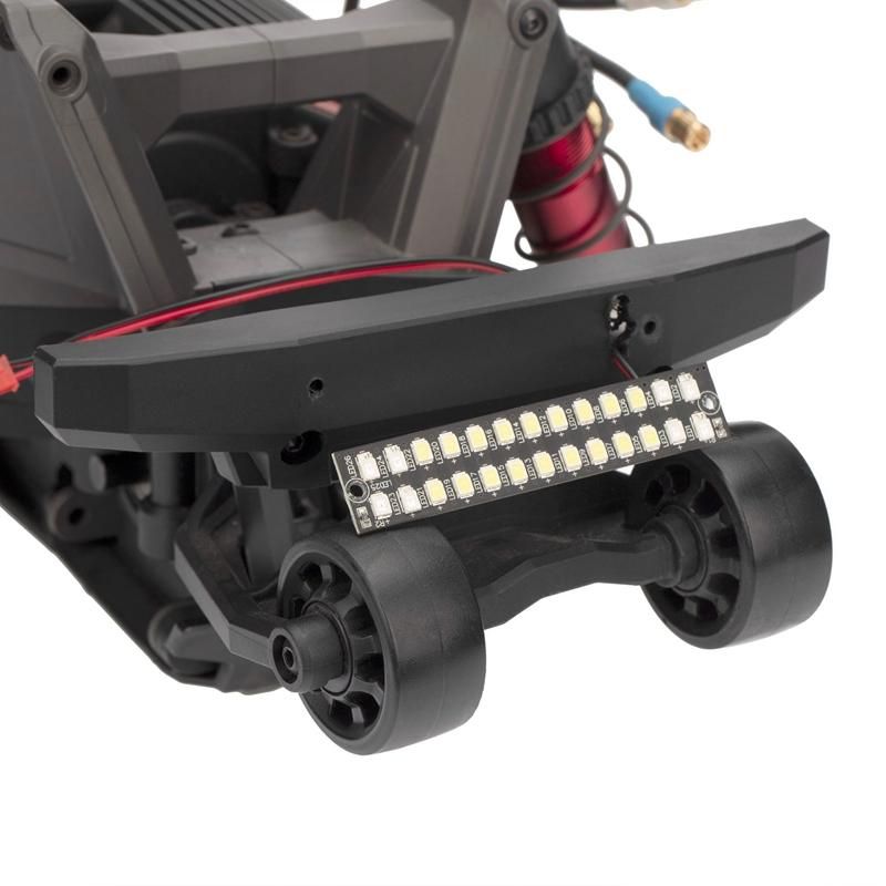 70mm 58mm Waterproof Front Rear Bumper Led Light Bar Upgrade Accessories for TRAXXAS 1/10 MAXX RC Car