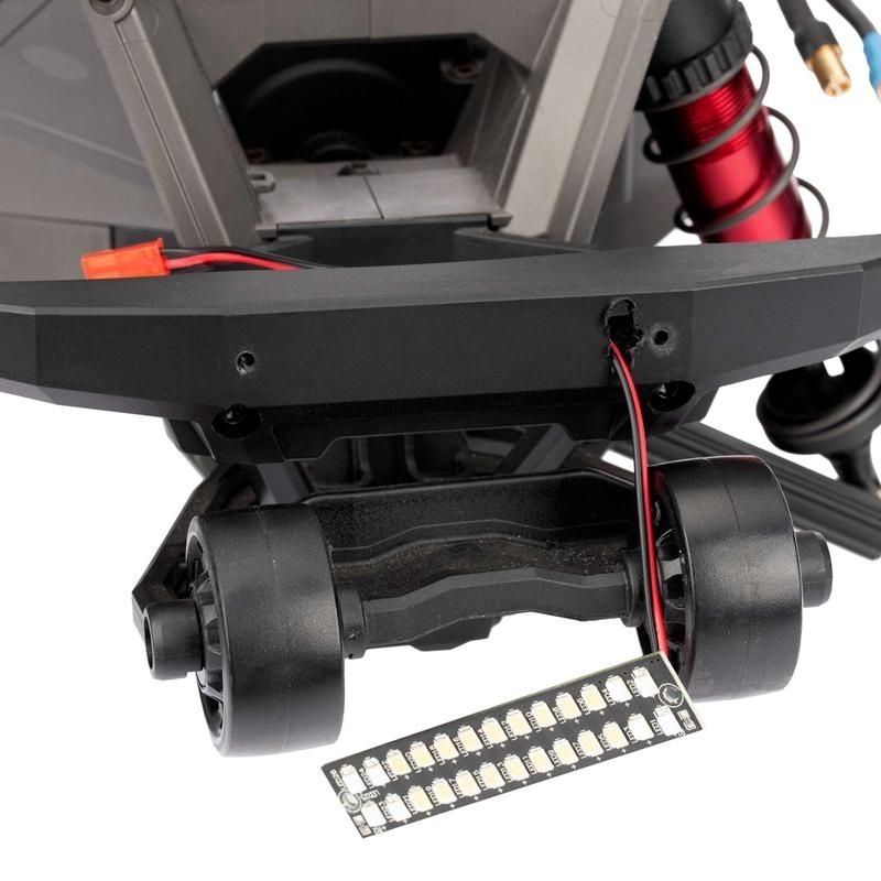 70mm 58mm Waterproof Front Rear Bumper Led Light Bar Upgrade Accessories for TRAXXAS 1/10 MAXX RC Car
