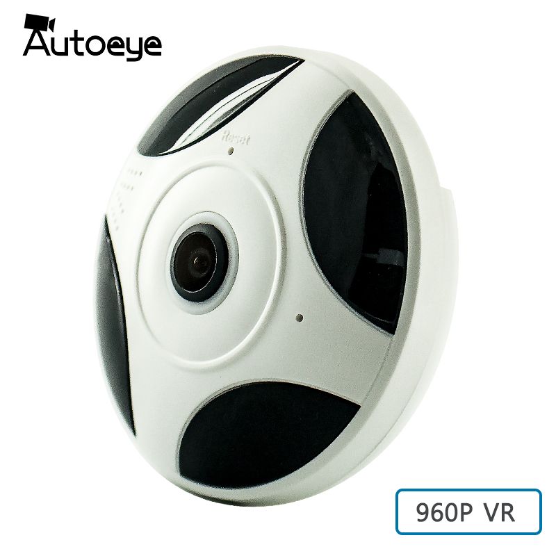Autoeye 3D Fisheye VR IP Camera 960P 1.3MP 360 Degree Baby Monitor CCTV Camera Home Security WiFi Camera Panoramic ABDSW