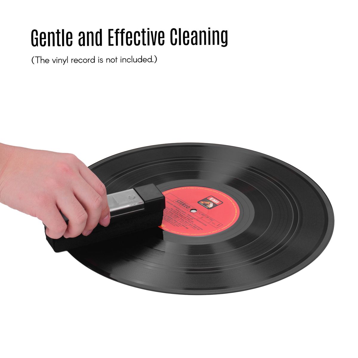 3-in-1 Soft Velvet Record Cleaner Cleaning Brush With Small