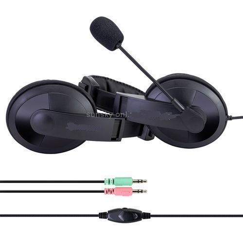 Adjustable Headset Headphone With Microphone 3.5mm Plug For Gaming, PC/Laptop And Mobile Devices